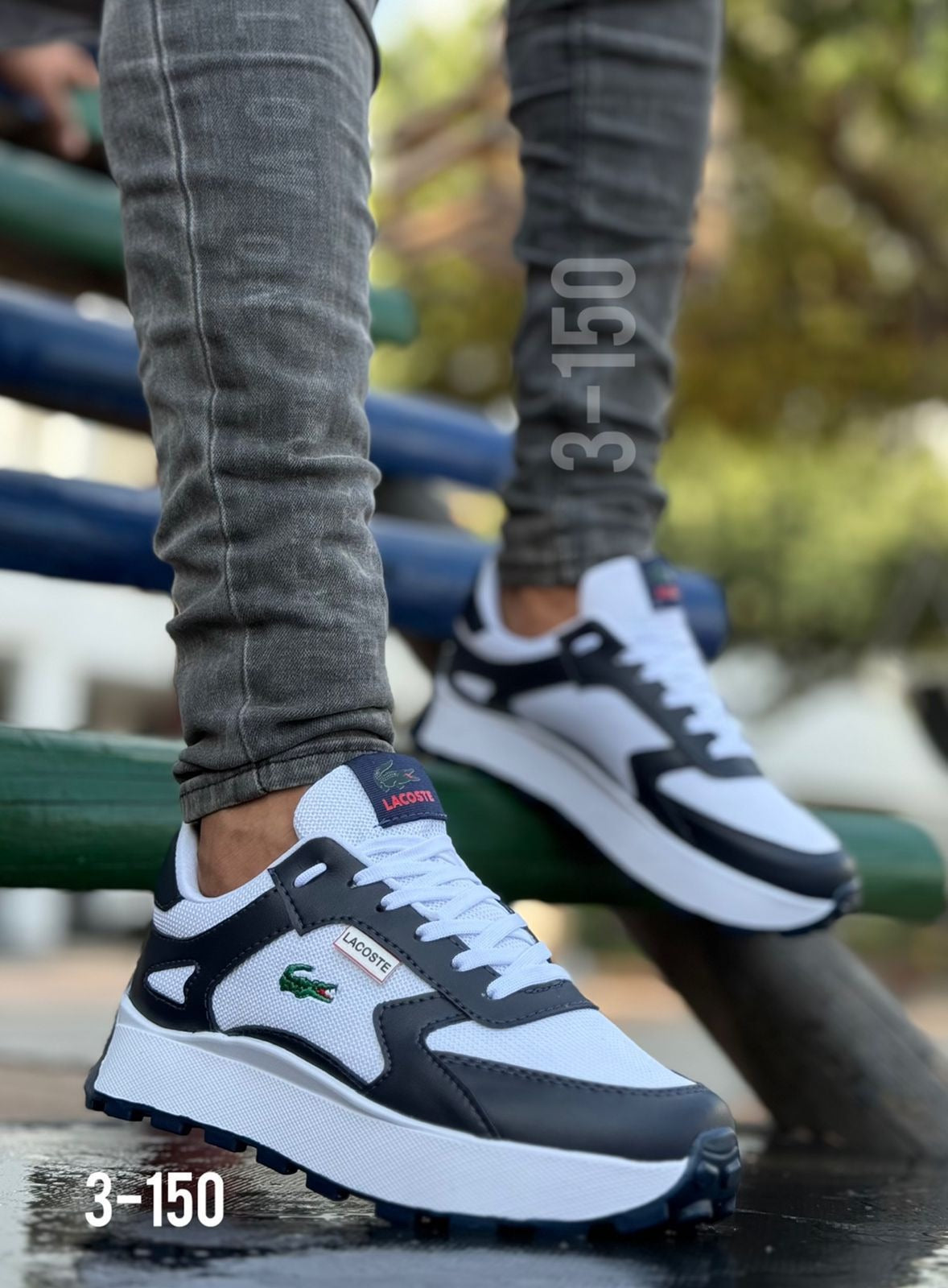 Tenis Deportivo Lacoste Wafle Caballero